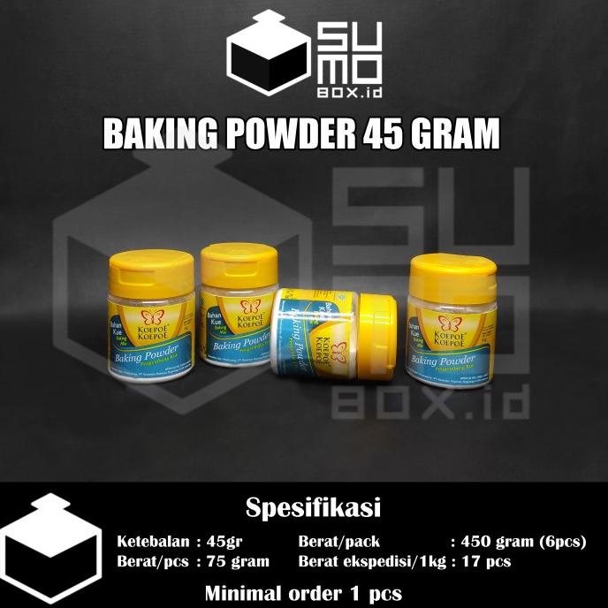 

Baking powder Koepoe Koepoe 45gram