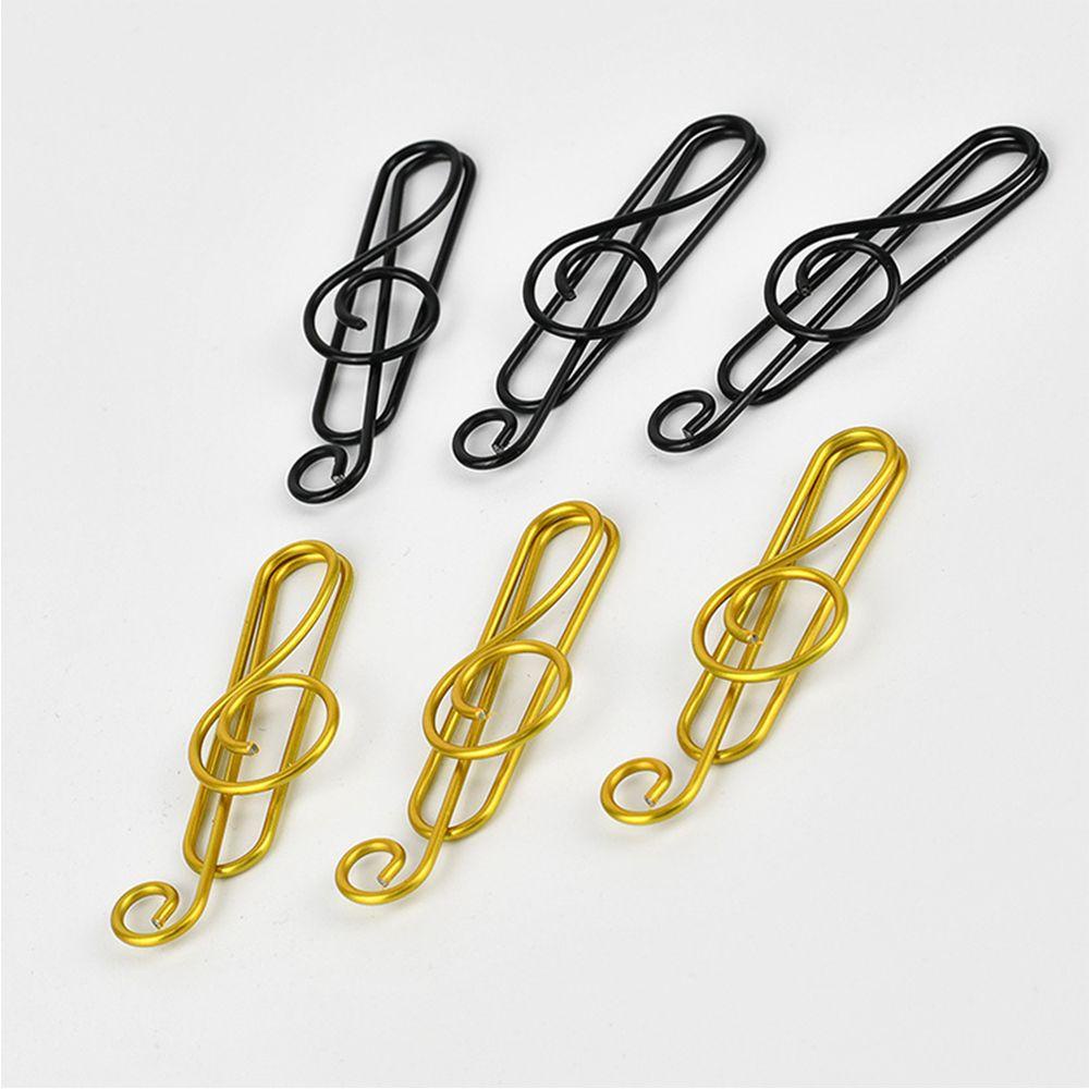 R-flower 20pcs Klip Kertas Gift Metal Bookmarklet Perlengkapan Pengikat Kantor Sekolah