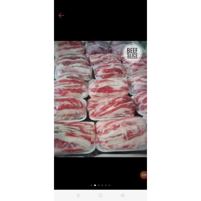 

Beef slice US 500 gram HALAL