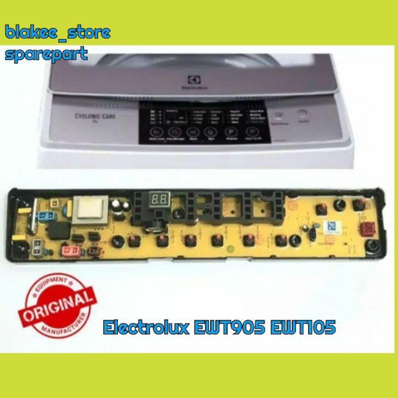 Modul mesin cuci elektrolux ewt905 ewt105 part mas80 507 original program