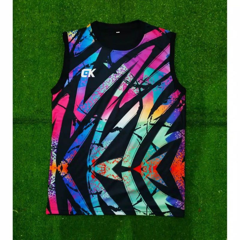 SINGLET TIE DYE OLAHRAGA / SINGLET PRINTING / SINGLET BOLA / SINGLET VOLLY / SINGLET BADMINTON /