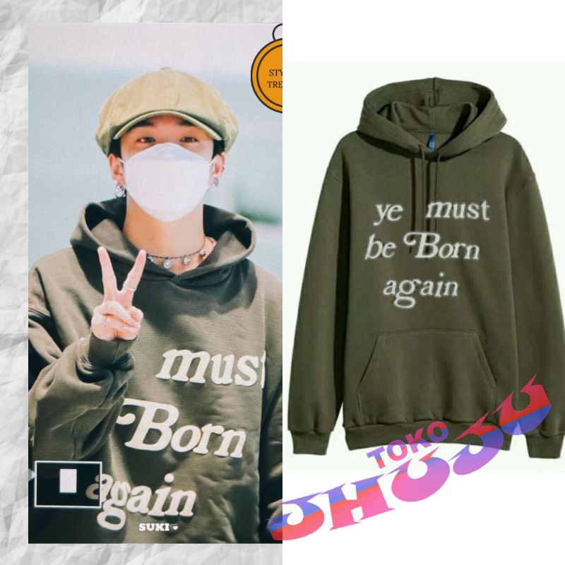 Hoodie Jumper Treasure Asahi Ye must be born again