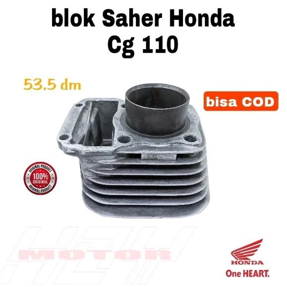blok Block blog Saher Cylinder Honda CG 110 original second