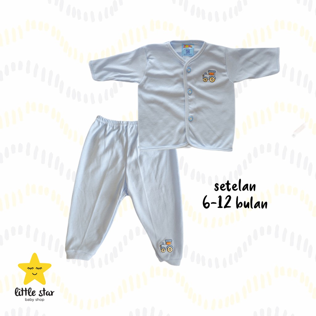 Zoko Piyama Anak Bayi | Set Setelan Baju Tidur Anak Bayi Cewek Cowok