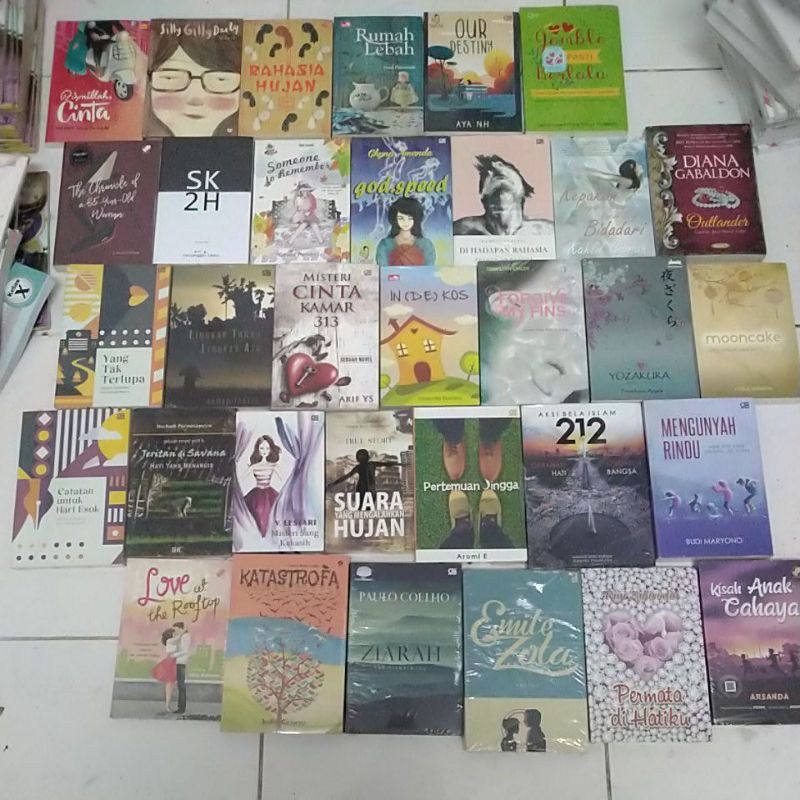 Jual Buku Novel Original Murah Diskon Dua Puluh Ribuan Aja | Shopee ...