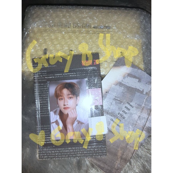 Sharing pc nacific x skz event r9 bangchan+seungmun+fresh herb kit