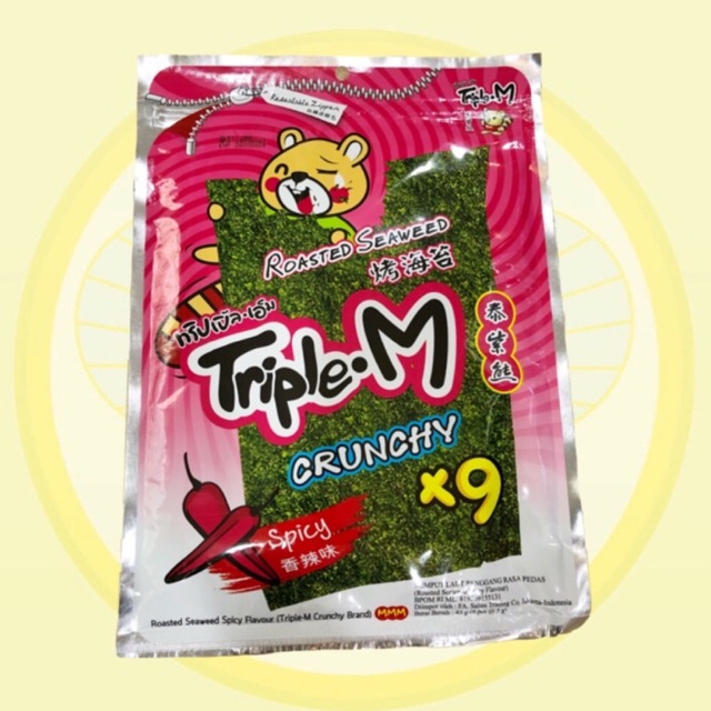 

Triple M Roasted Seaweed Spicy