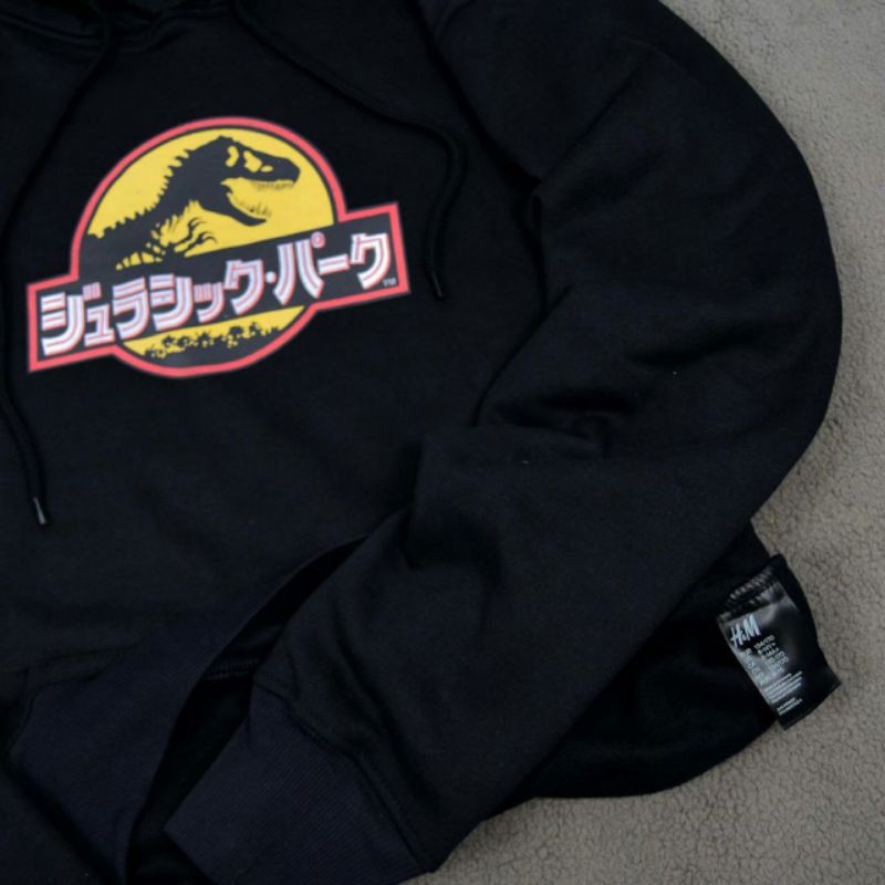Sweater Hoodie H&amp;M Jurassic Park Full Tag &amp; Lebel Premium RUGBY H&amp;M BROOKLYN