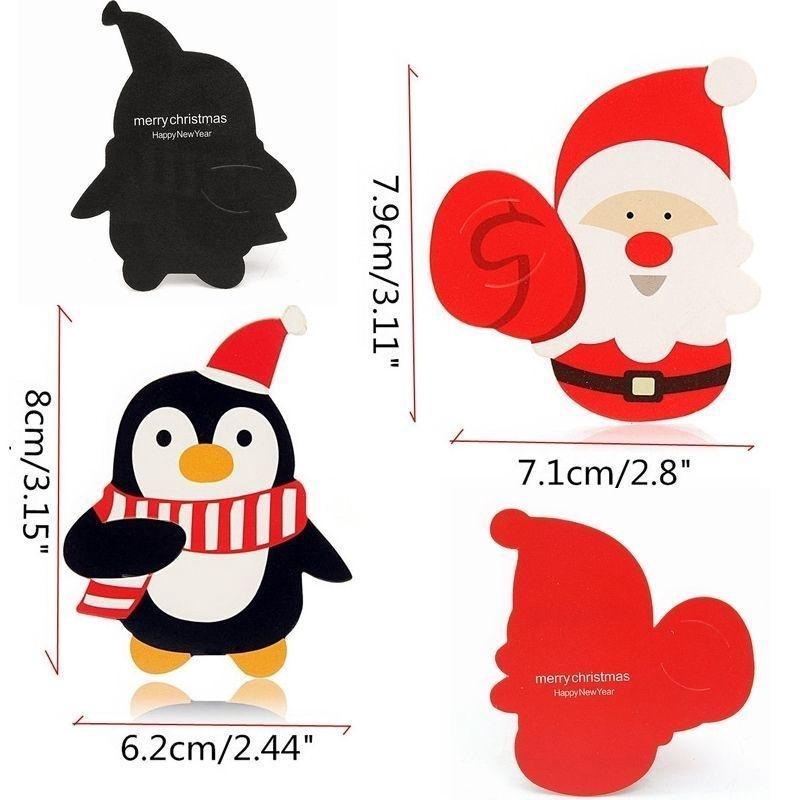 [Christmas Products] 25Pcs / Set Christmas Cute Snowman Lollipop Insert Cards