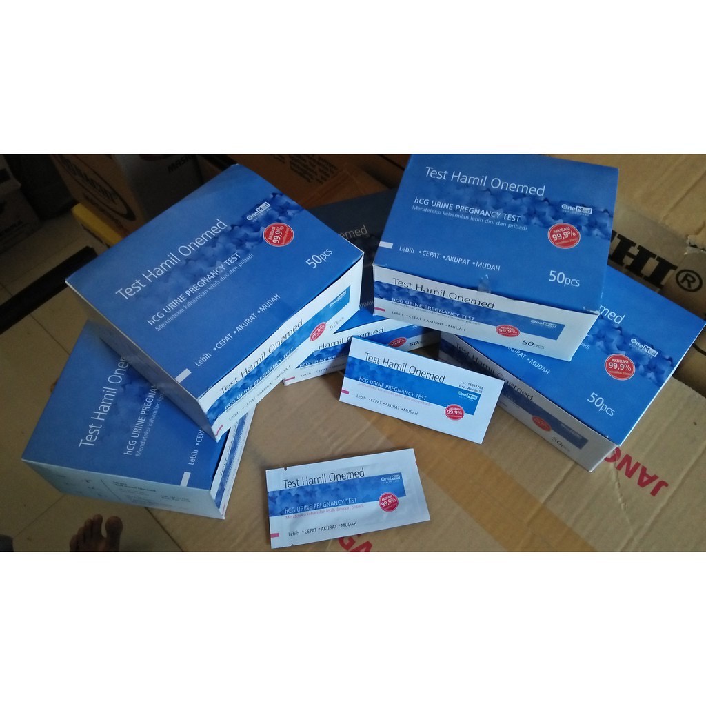 Test Pack Kehamilan / Tes Hamil / Tespek Tes Kehamilan Instan Onemed / Testpack Steril / Test Kehamilan