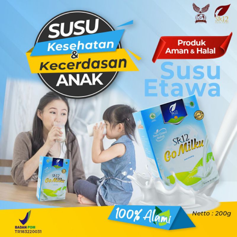 

SR12 GOMILKU,KAYA NUTRISI 2X LIPAT LEBIH BAIK DARI SUSU SAPI.