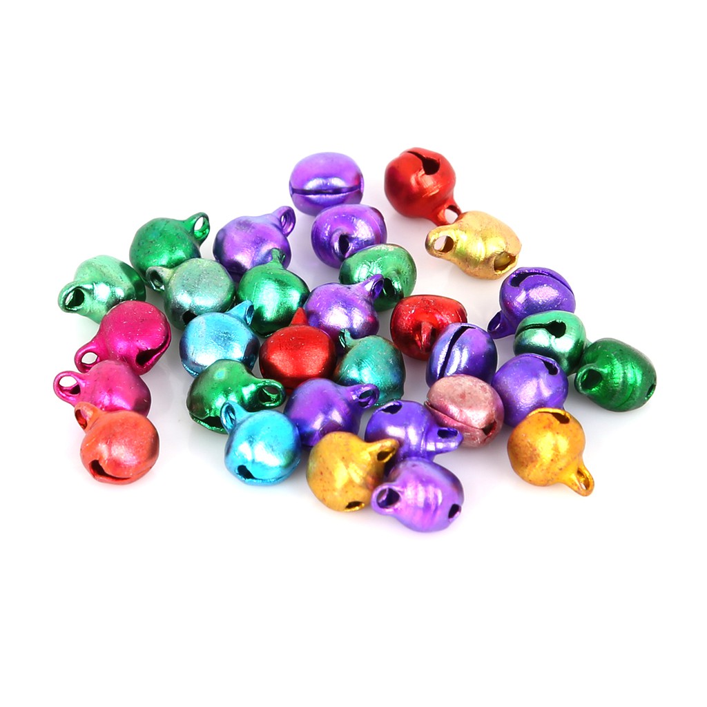 30-200 Pcs Lonceng Jingle Bell Bahan Aluminum Untuk Dekorasi Pohon Natal