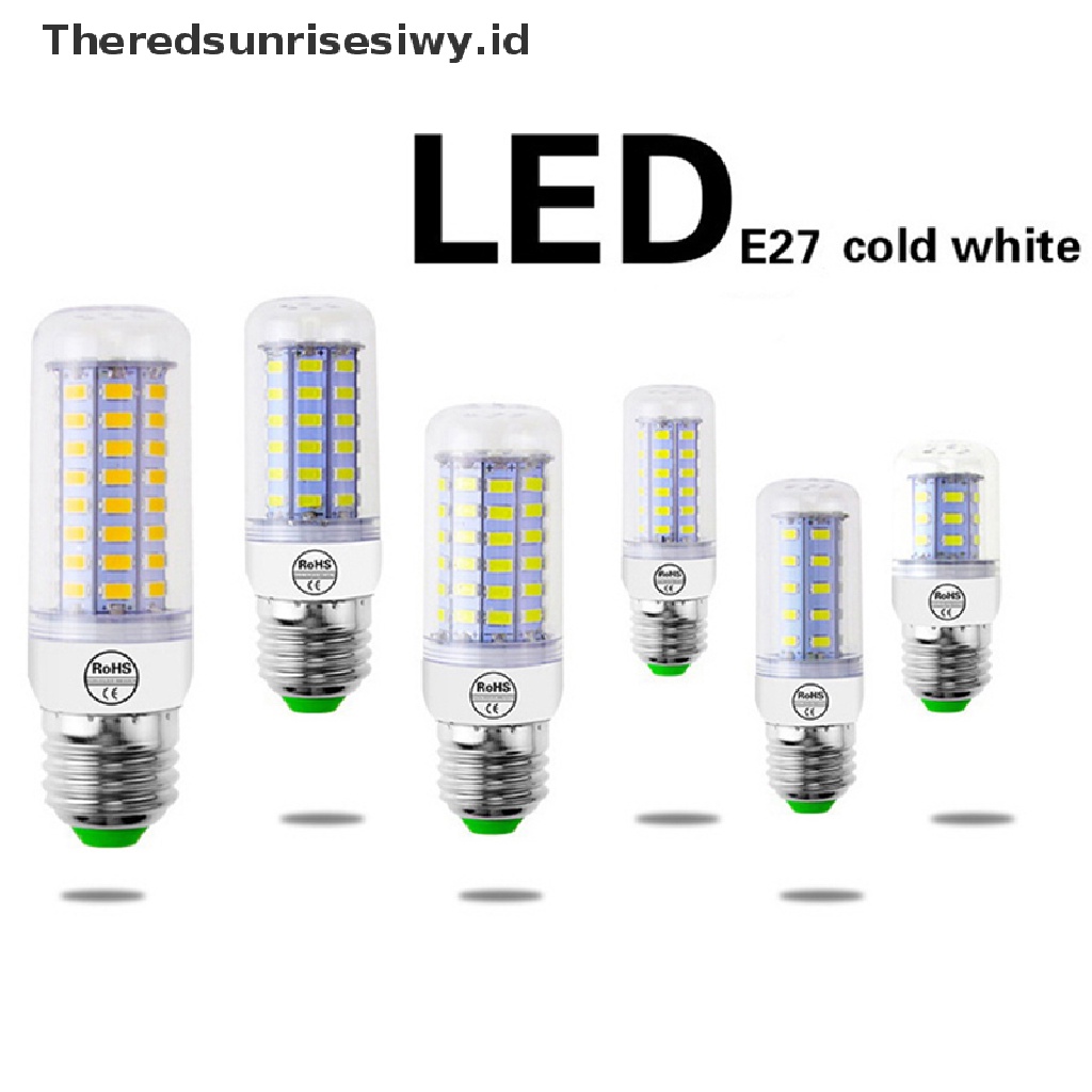 (Theredsunrisesiwy.Id) Lampu Bohlam Jagung Led E27 220v 240v 48 60 80 126 200 Led