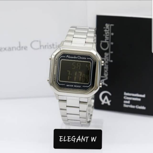 JAM TANGAN ALEXANDER CHRISTIE WANITA ORIGINAL AC 9226LH SILVER
