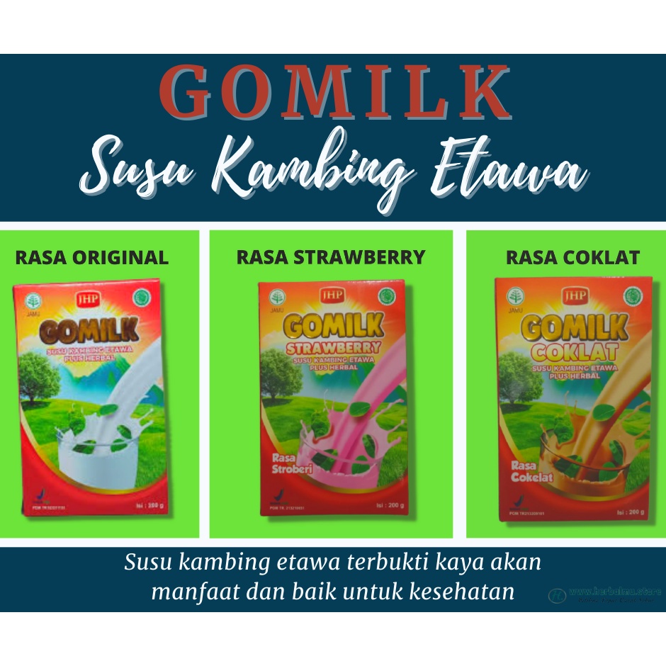 

GOMILK Susu Kambing Etawa Baik Untuk Anak dan Dewasa 200 gr Meningkatkan imun,memperlancar pernafasan susu etawa