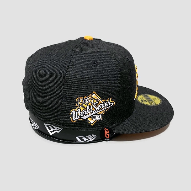 TOPI NEW ERA ORIGINAL 5950 WS 1989 TIGERFILL OAKLAND ATHLETICS BLACK