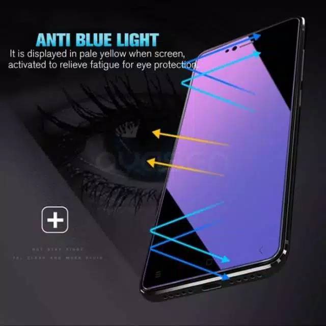 TEMPERED GLASS FULL BLUE RAY ANTI BLUE LIGHT/RADIASI vivo s1,s1 pro,y11,y50,v15,v15 pro,v19,y12,-tg