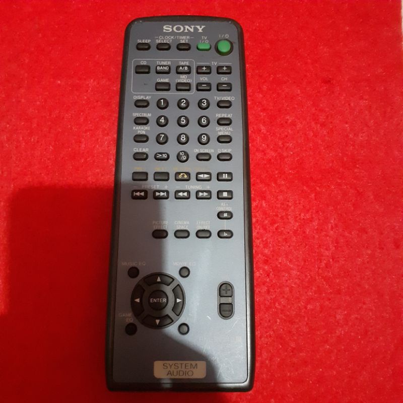 Remote SONY System Audio Original Asli . RM - SV210 .