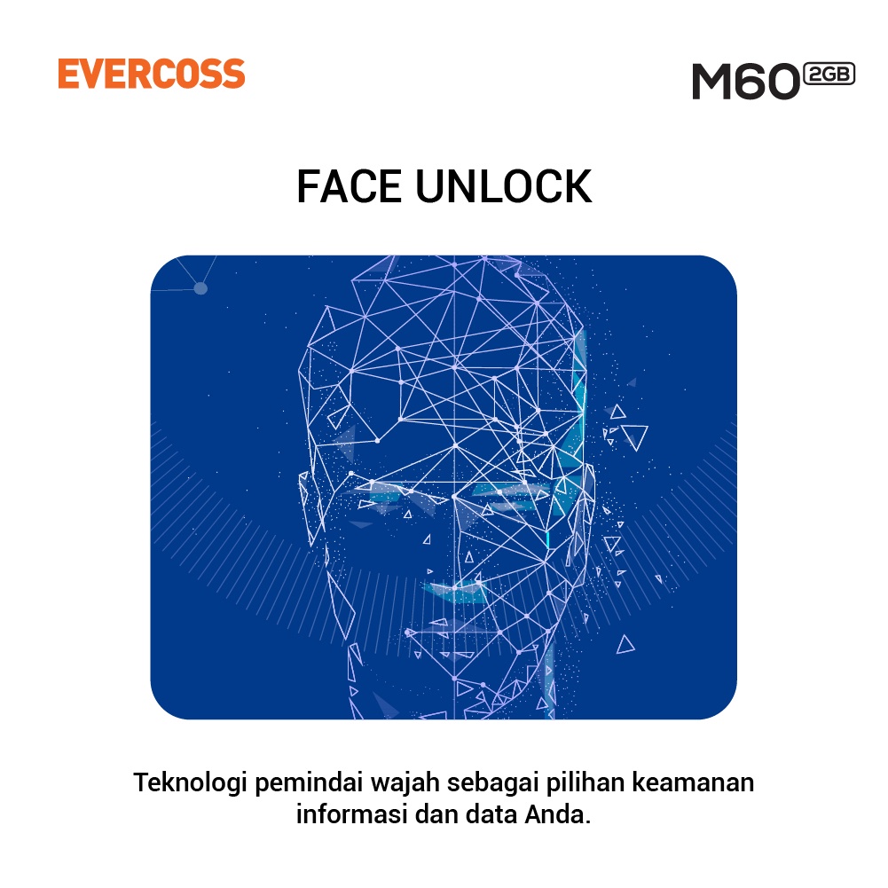 EVERCOSS M60 2GB/16GB Dual SIM 4G 5.7