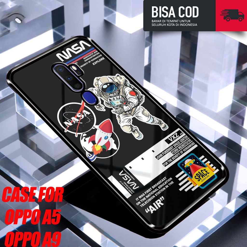 Case OPPO A5 2020 A9 2020 Casing Hard case 2D Terbaru [ NASA ASTRONOT ] - Case hp - Casing hp - Kesi