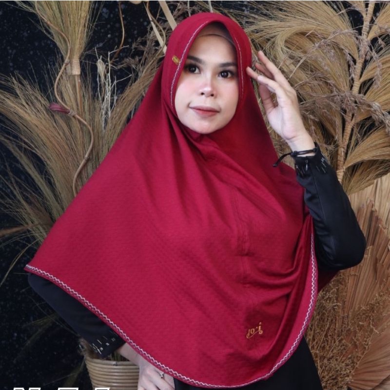 Jilbab hijab kerudung instan ori Al faezya size L Ped Zig zag AF (1 brand dengan Doa Ibu)
