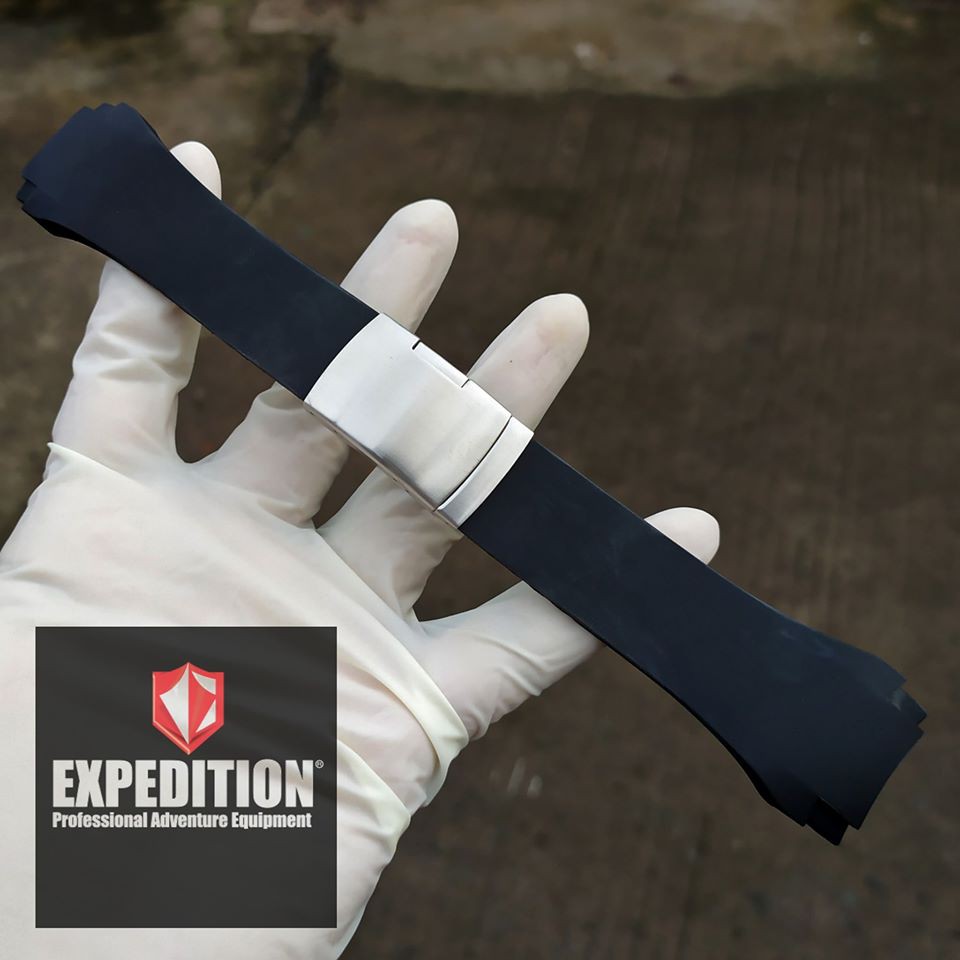 TALI STRAP RUBBER WATCH JAM EXPEDITION AIRBORN AIRBORNE E 6335.