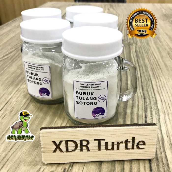 Unik BUBUK TULANG SOTONG 100% MURNI KALSIUM TORTO REPTIL SULCATA BEARDED Free ongkir