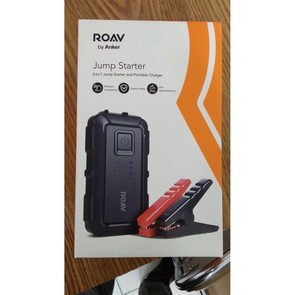 Anker ROAV Car Jump Starter Powerbank 9000 mAh 400A -R3110311- (RESMI)