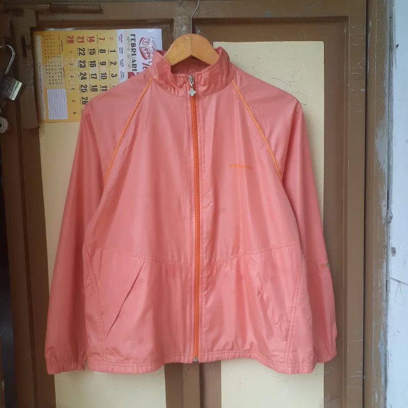 SALE JAKET VINTAGE / jaket parasut / thrift jaket second-Tas oren noda 102x60