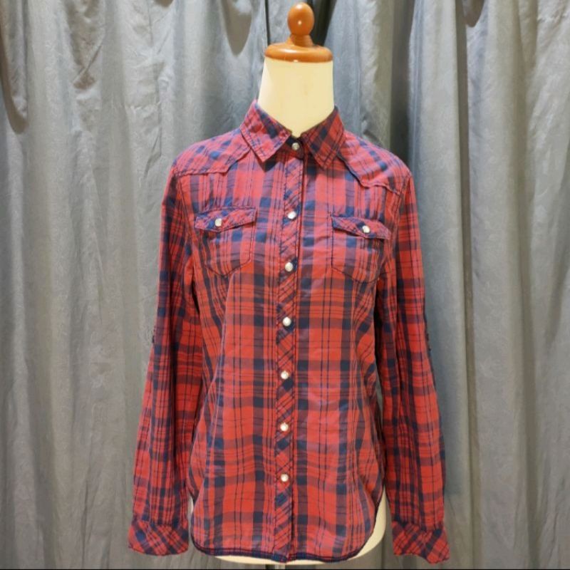 Logo Red Plaid Shirt