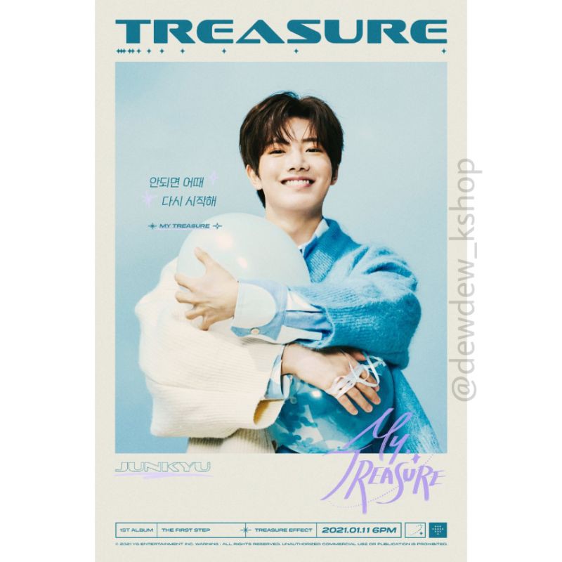POSTER TREASURE - ‘MY TREASURE’ LYRIC POSTER <JUNKYU>