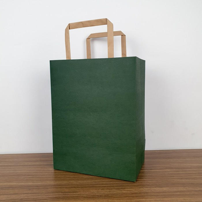 

SALE Paper Bag Warna / Flat / 20 x 12 x 26 - Hijau