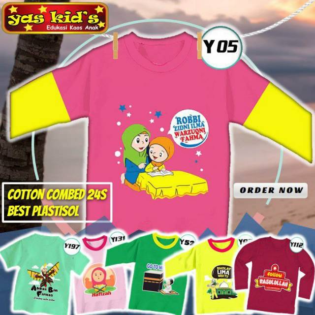  KAOS  DAKWAH KAOS  ISLAMI  KAOS  ANAK YASKIDS Shopee Indonesia