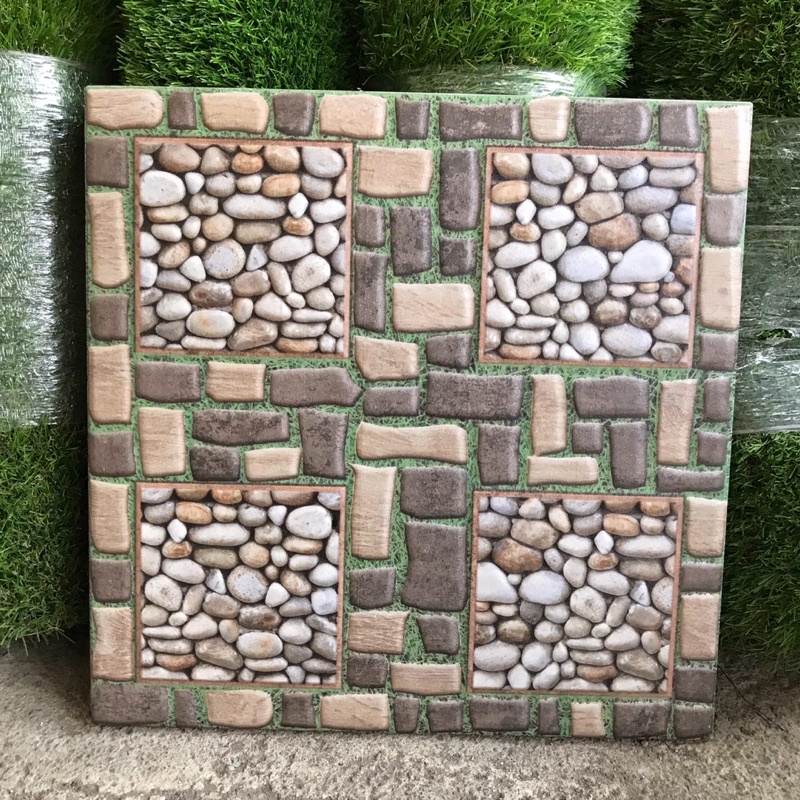 keramik lantai 40x40 kasar motif batu/ keramik garasi/ keramik lantai kamar mandi/ keramik teras/ ke