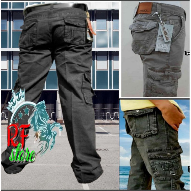 Terbaru Celana panjang cargo semi levis termurah premium Quality