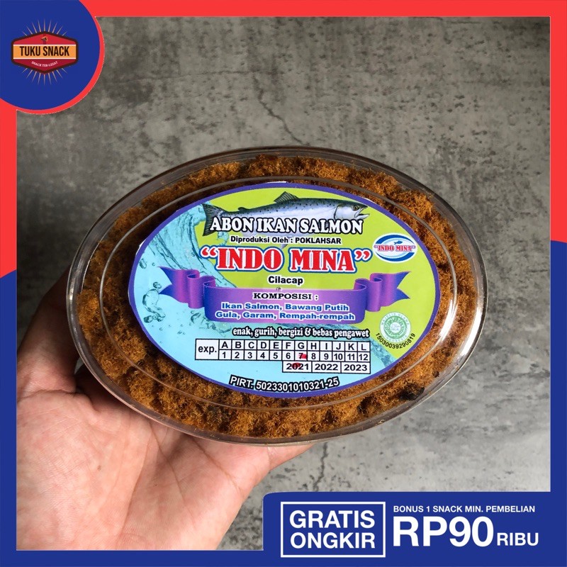 

Abon Ikan Salmon Pedas Makanan Ringan Khas Cilacap