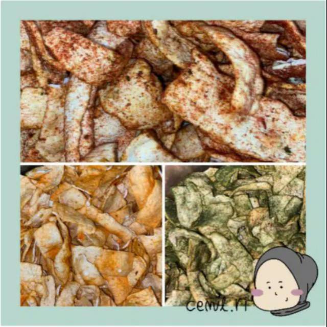 

Kerupuk slondok pedas / asin 500 gram