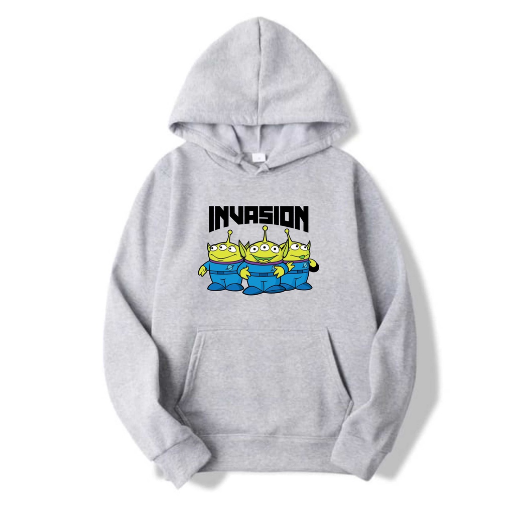 INVASION Jumper Hoodie II INVASION Sweater Hoodie II Sweter Oblong Topi SIZE M - XL ( Pria &amp; Wanita / Anak &amp; Dewasa )