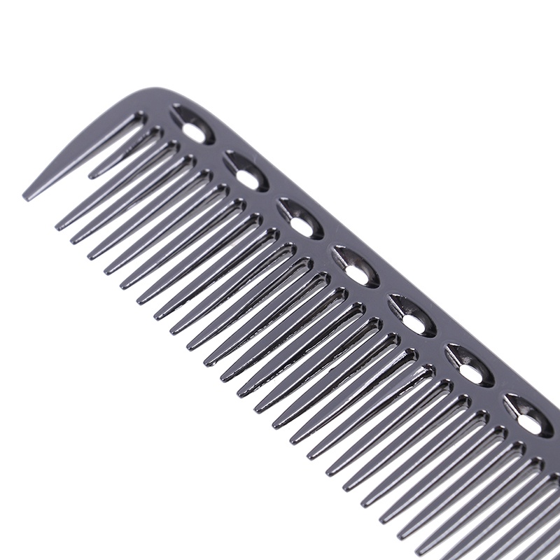 &lt; E2id &amp; &gt; Sisir Profesional Anti Statis Bahan Aluminum Metal Untuk Salon