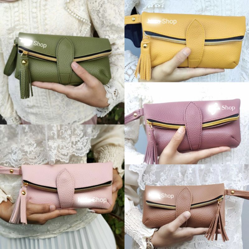 Dompet bahan jeruk premium/ dompet wanita / dompet simple elegan
