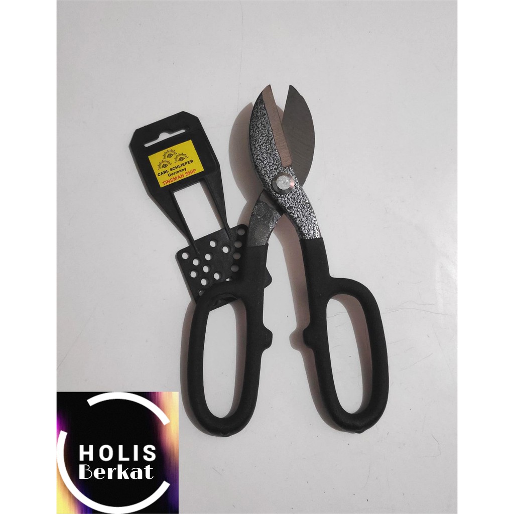 Gunting Seng 8 Inch Tinman's Snips 8&quot; Potong Plat Kawat Holo SCHLIEPER