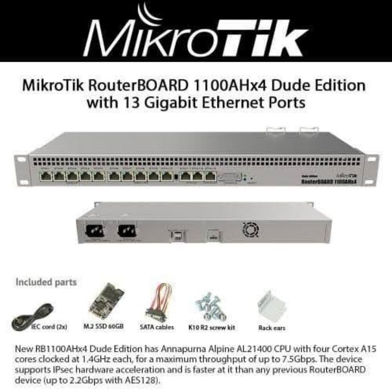 Mikrotik RB1100AHx4 ( RB1100Dx4 ) 2nd