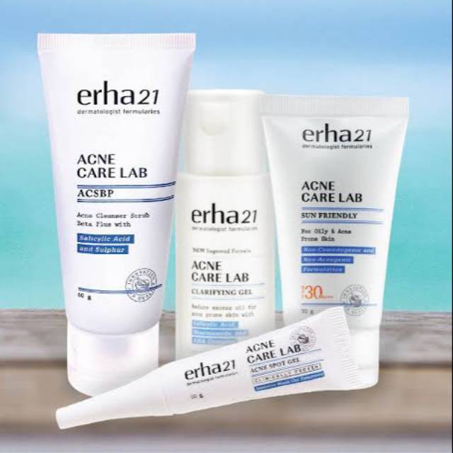 Paket Perawatan Kulit Jerawat Erha Vp Acne Care Lab Series Shopee Indonesia
