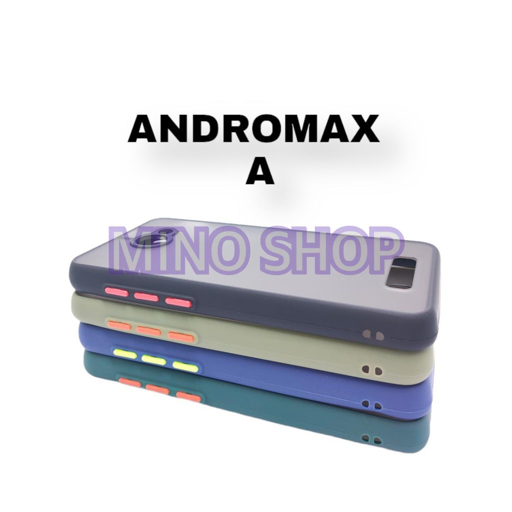 SOFTCASE ANDROMAX A - HARDCASE DOVE MYCHOICE PLUS PELINDUNG KAMERA - AERO CASE