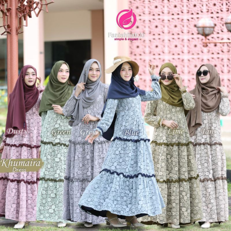 Khumaira Dress By Faniahijab.id