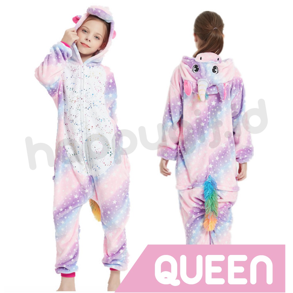 BAJU KOSTUM ONESIE PIYAMA ANAK KID UNICORN SPECIAL NEW ES KRIM ICE CREAM