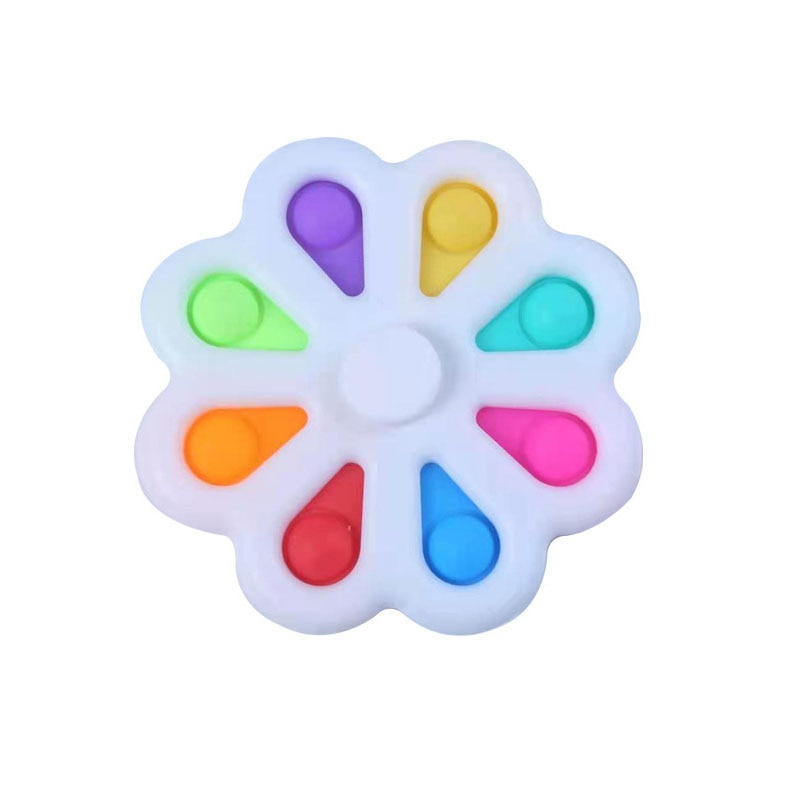 Tik Tok Simple Dimple Fidget Spinner Push Toy Anti Stress Pop It Toy Anxiety Relief Toy for Kids