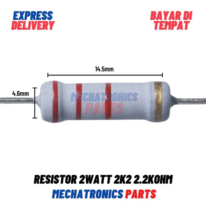 [PAS-9203] RESISTOR 2WATT 2K2 2.2KOHM