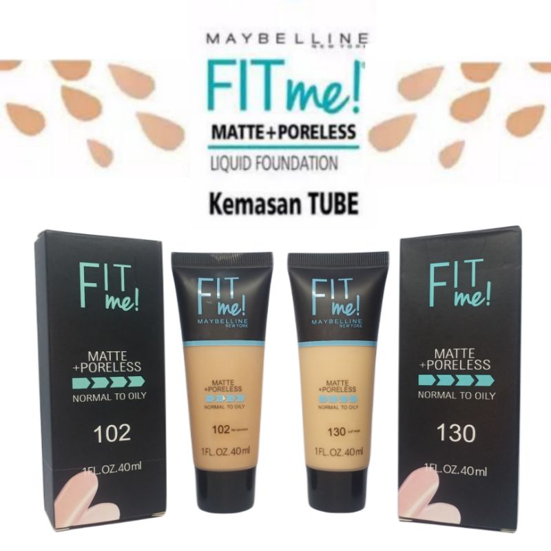 Maybelline Fit Me Foundation Matte Poreless 40ml