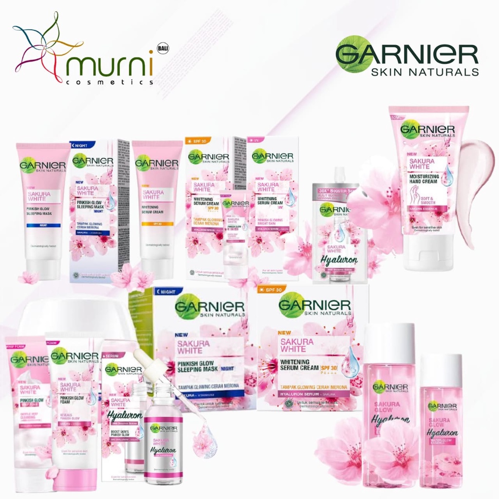 GARNIER SAKURA GLOW SERIES